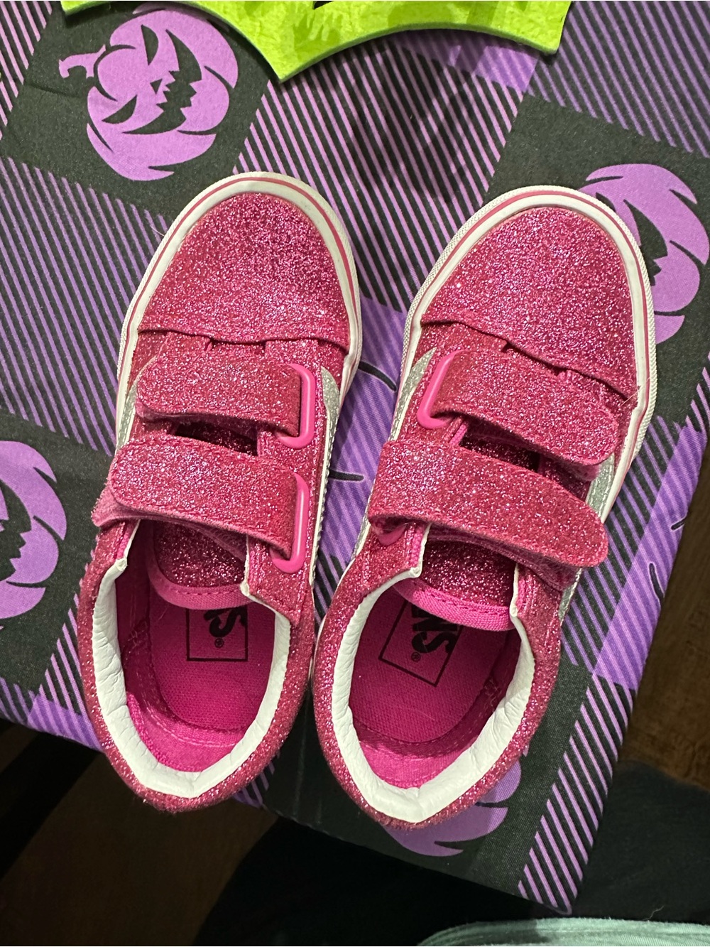 Vans Kids 11 Glitter Pink